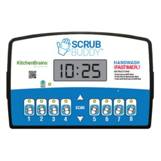 Kitchen Brains SCRUB_BUDDY Plastic Kitchen Timer, 7 5/8" Wide, Blue - Default Title