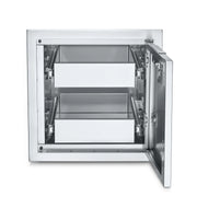 Crown Verity IBISC-2D Stainless Steel Cabinet, 21 9/16" Wide, Silver - Default Title