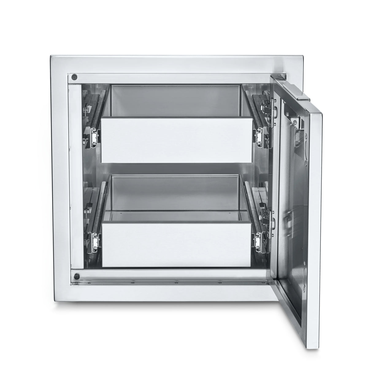 Crown Verity IBISC-2D Stainless Steel Cabinet, 21 9/16" Wide, Silver - Default Title
