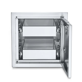 Crown Verity IBISC-2D Stainless Steel Cabinet, 21 9/16" Wide, Silver - Default Title