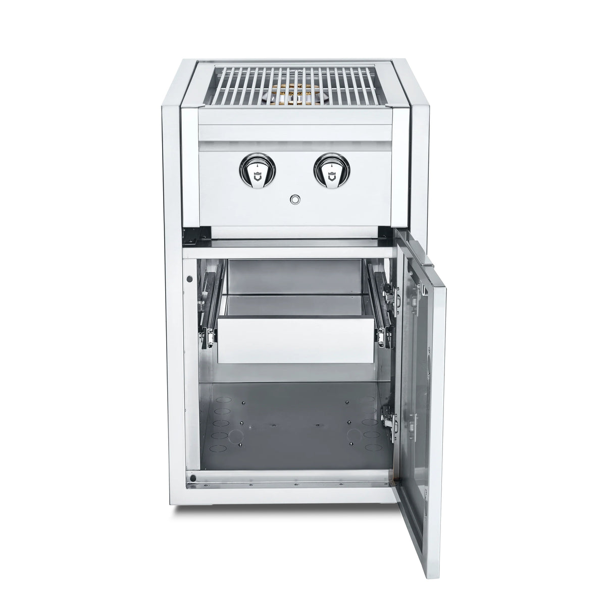 Crown Verity IBISC-SBNG-1D Stainless Steel Cabinet, 21 9/16" Wide, Silver - Default Title