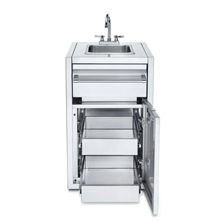 Crown Verity IBISC-SK-2D Stainless Steel Cabinet, 29 1/8" x 21 1/2", Silver - Default Title
