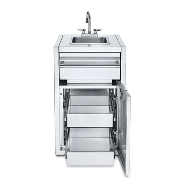 Crown Verity IBISC-SK-2D Stainless Steel Cabinet, 29 1/8" x 21 1/2", Silver - Default Title