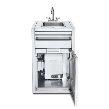 Crown Verity IBISC-SK-WH Stainless Steel Cabinet, 29 1/8" x 21 1/2", 120V - Default Title