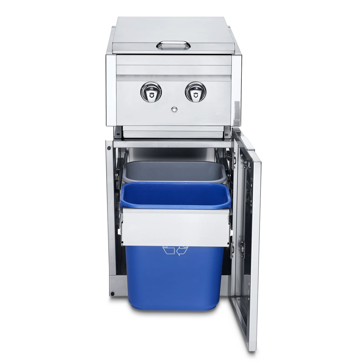 Crown Verity ICM-SBNG-GH Stainless Steel Cabinet, 18 7/16" Wide, Silver - Default Title