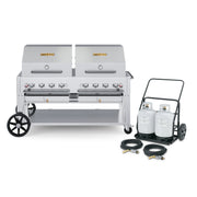 Crown Verity MCC Stainless Steel Outdoor Grill, 69" Wide - 52"