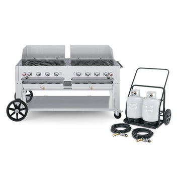 Crown Verity MCC Stainless Steel Outdoor Grill, 69" Wide - 46"