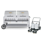 Crown Verity MCC Stainless Steel Outdoor Grill, 81" Wide - 52"