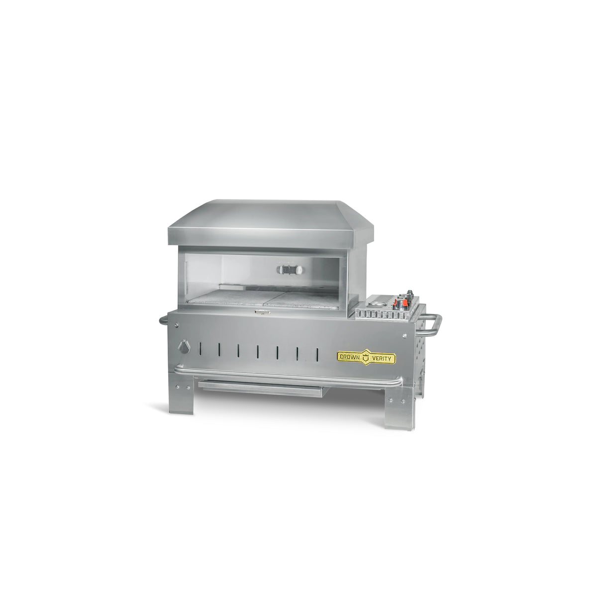 Crown Verity PZ-24-TT Stainless Steel Outdoor Pizza Oven, 43" Wide - Liquid Propane