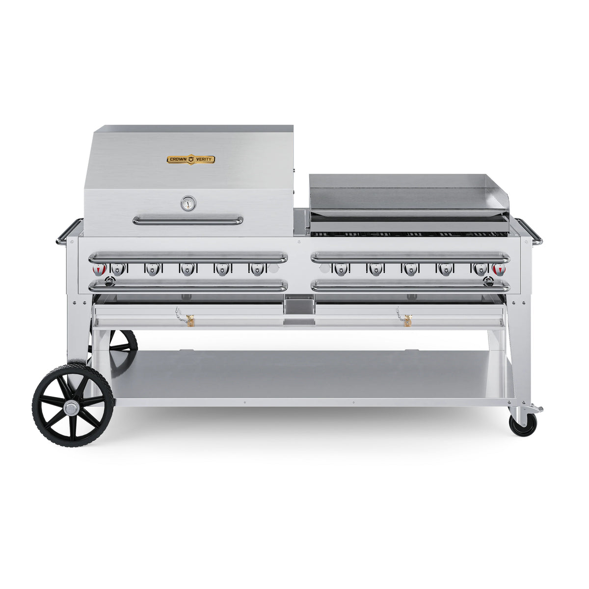 Crown Verity Stainless Steel Outdoor Grill, 36" High - 81"