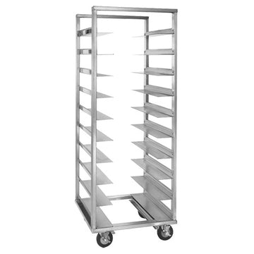 Cres Cor Aluminum Tray Rack, 70" High, Silver - 27 5/8"