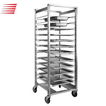 Cres Cor 207UA13A Aluminum Utility Rack, 24 15/16" x 25 3/8", Silver - Default Title