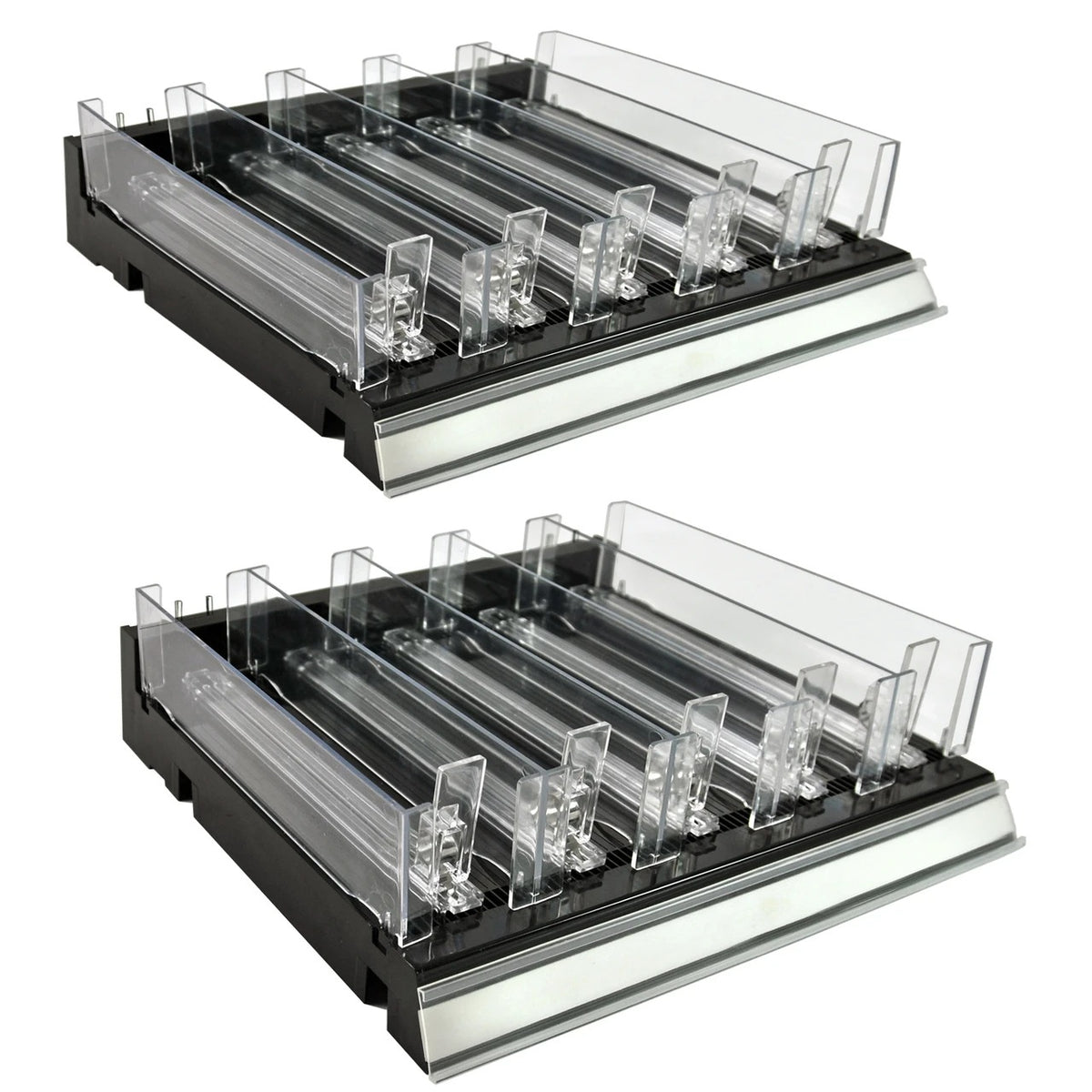 Azar Displays 225830-TALL Tray Set, 12" Wide - Black