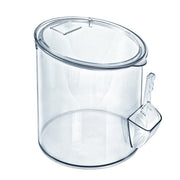 Azar Displays Bin, 10 3/4" Diameter, Clear - 2.5 gal.