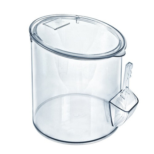 Azar Displays Bin, 10 3/4" Diameter, Clear - 2.5 gal.
