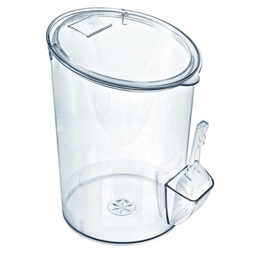 Azar Displays Bin, 10 3/4" Diameter, Clear - 3.7 gal.