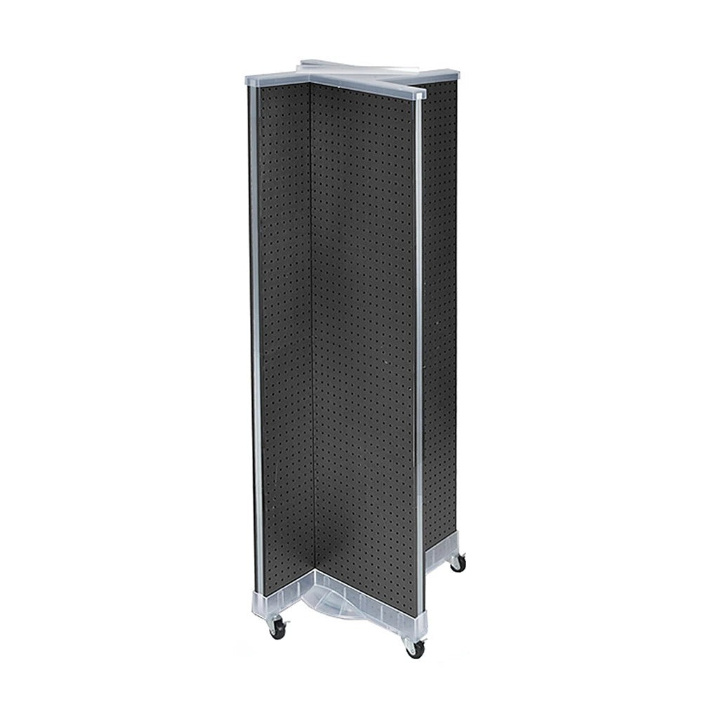 Azar Displays 700421 Styrene Floor Display, 28 1/2" Wide - Black