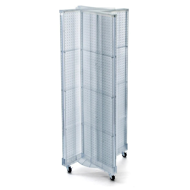Azar Displays 700421 Styrene Floor Display, 28 1/2" Wide - Clear