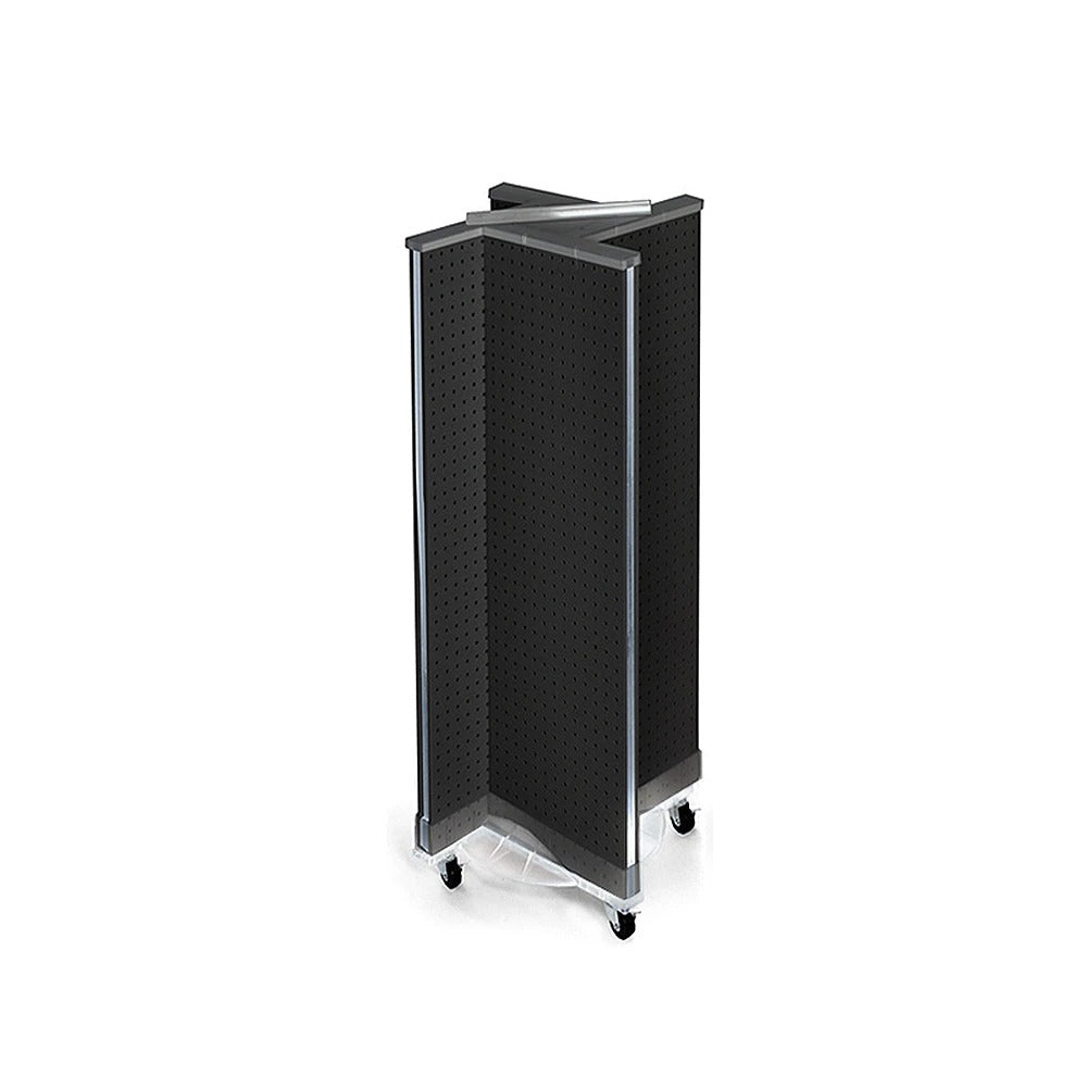 Azar Displays 700443 Styrene Floor Display, 23" Wide - Black