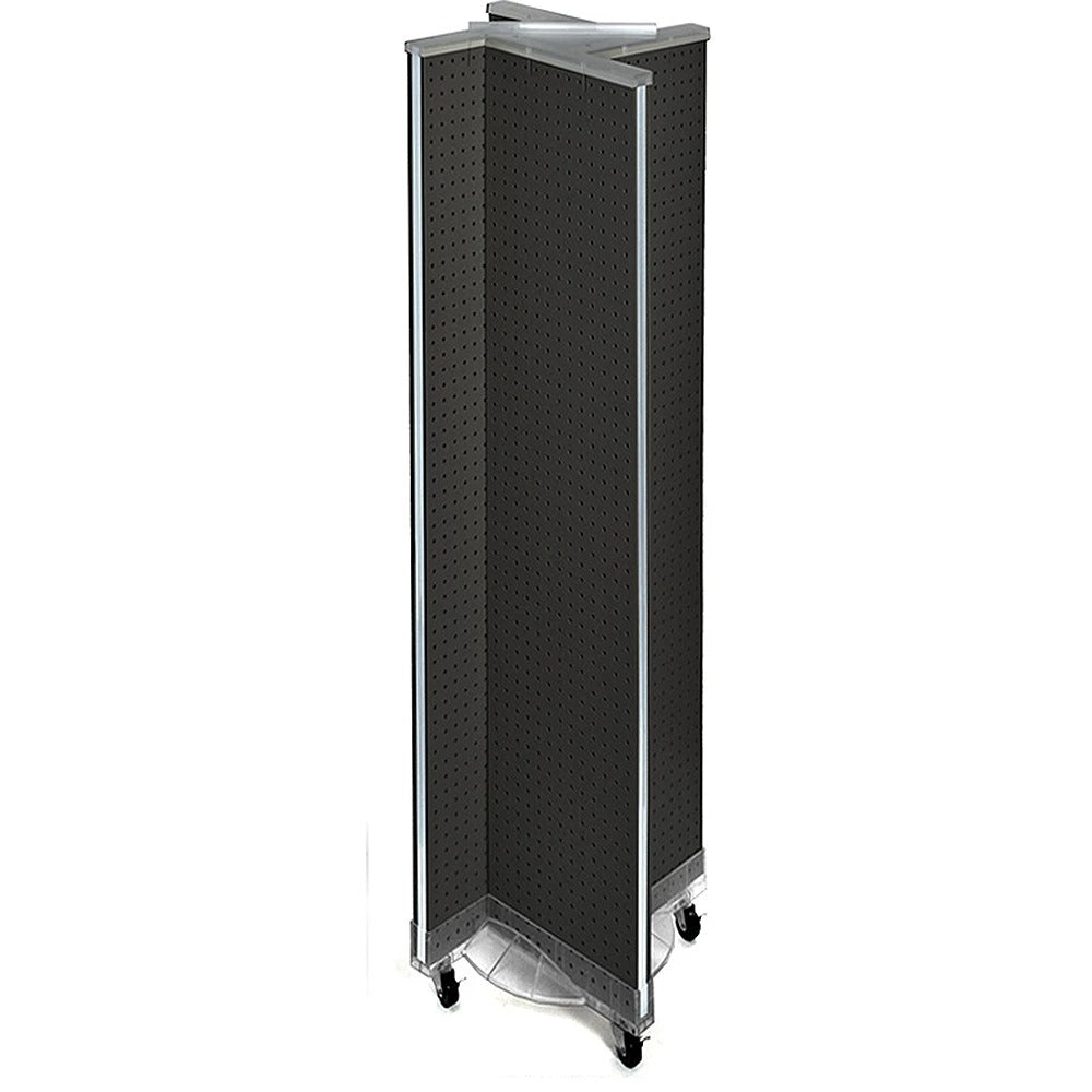 Azar Displays 700461 Styrene Floor Display, 23" Wide - Black