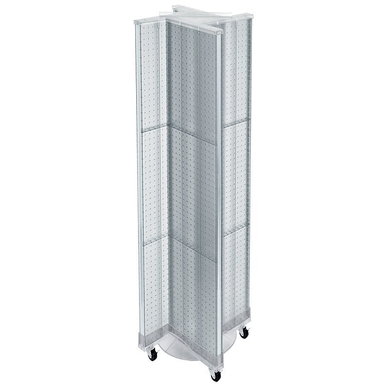 Azar Displays 700461 Styrene Floor Display, 23" Wide - Clear