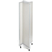 Azar Displays 700461 Styrene Floor Display, 23" Wide - White