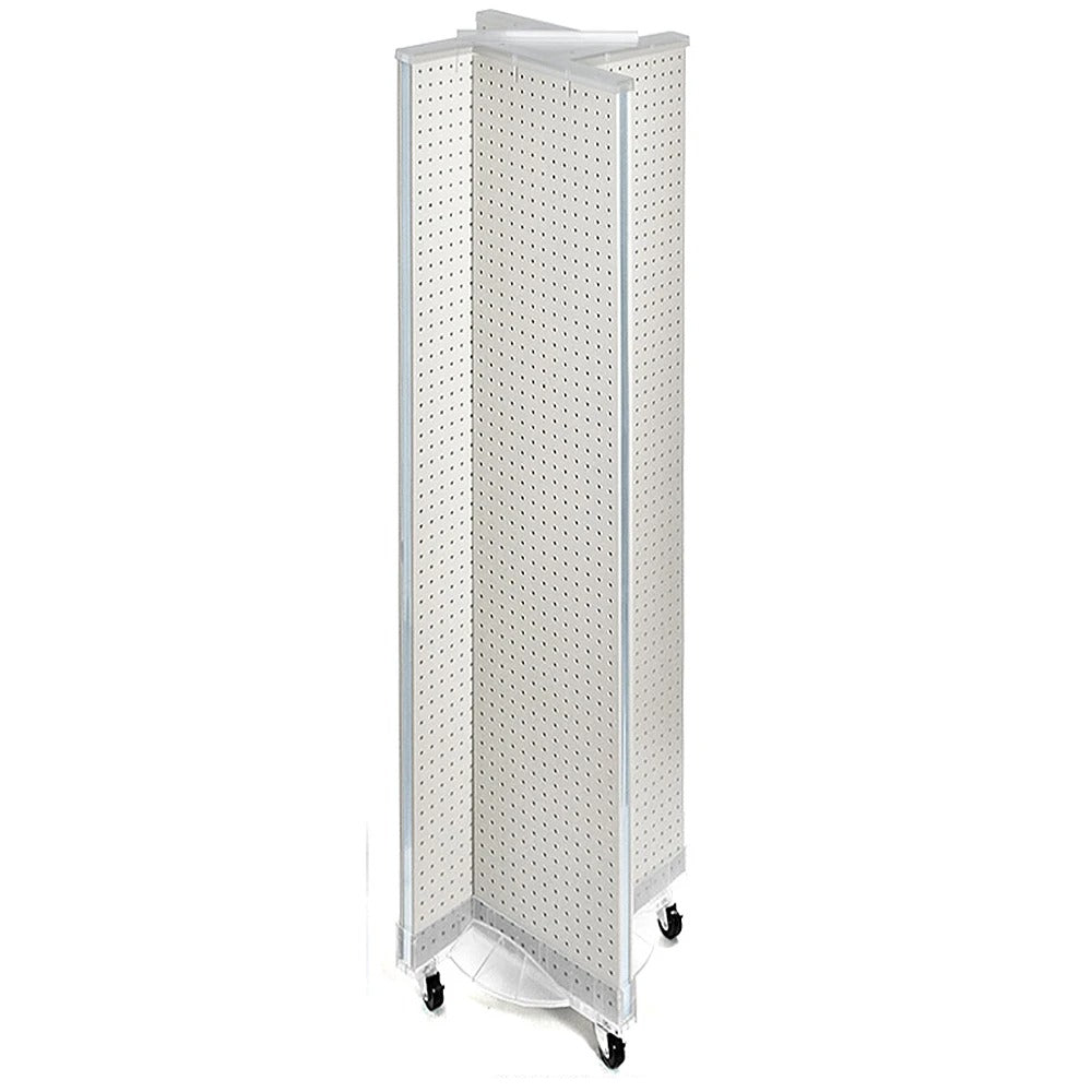 Azar Displays 700461 Styrene Floor Display, 23" Wide - White