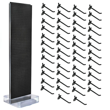 Azar Displays 700770 Styrene Floor Display, 17" Wide - Black