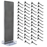 Azar Displays 700770 Styrene Floor Display, 17" Wide - Gray