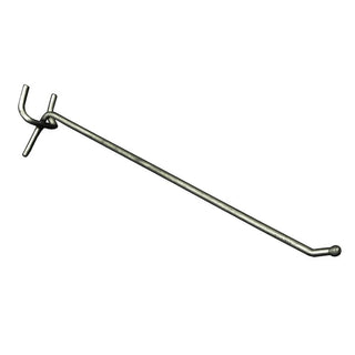 Azar Displays 700886-50PK Metal Hook, 6 1/2" Long, Silver, 50/Case - Default Title
