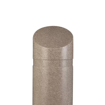 Innoplast HDPE Plastic Bollard Cover, 39" High - Beige