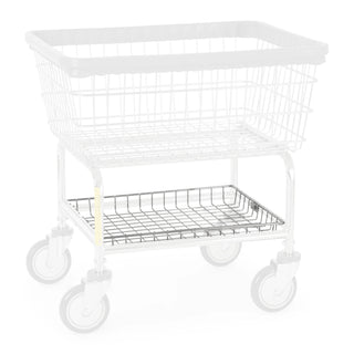 R&B Wire Products, Inc. LS-1C Bottom Shelf, 16" x 19", White - Default Title