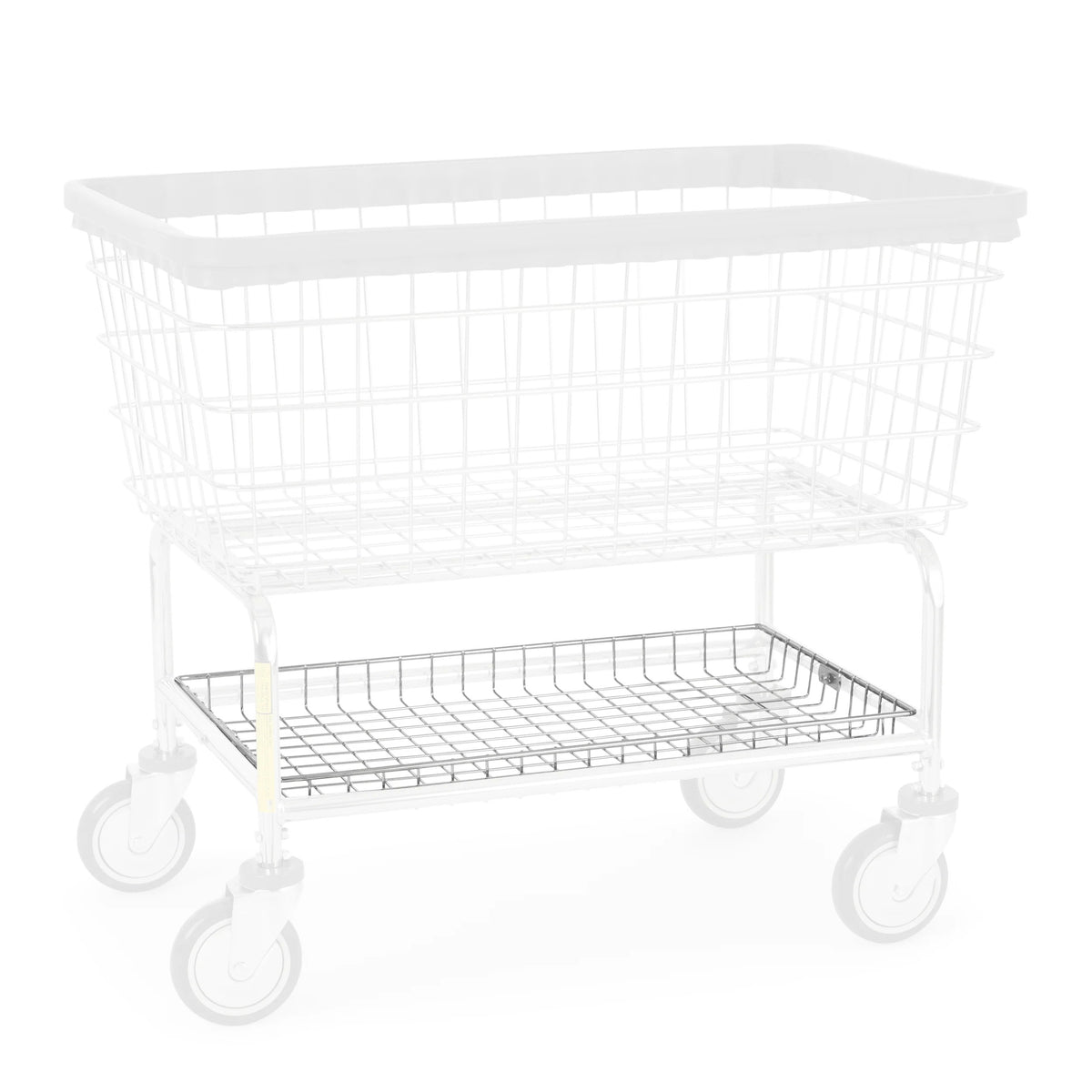 R&B Wire Products, Inc. LS-2C Bottom Shelf, 16" x 25 1/2", White - Default Title
