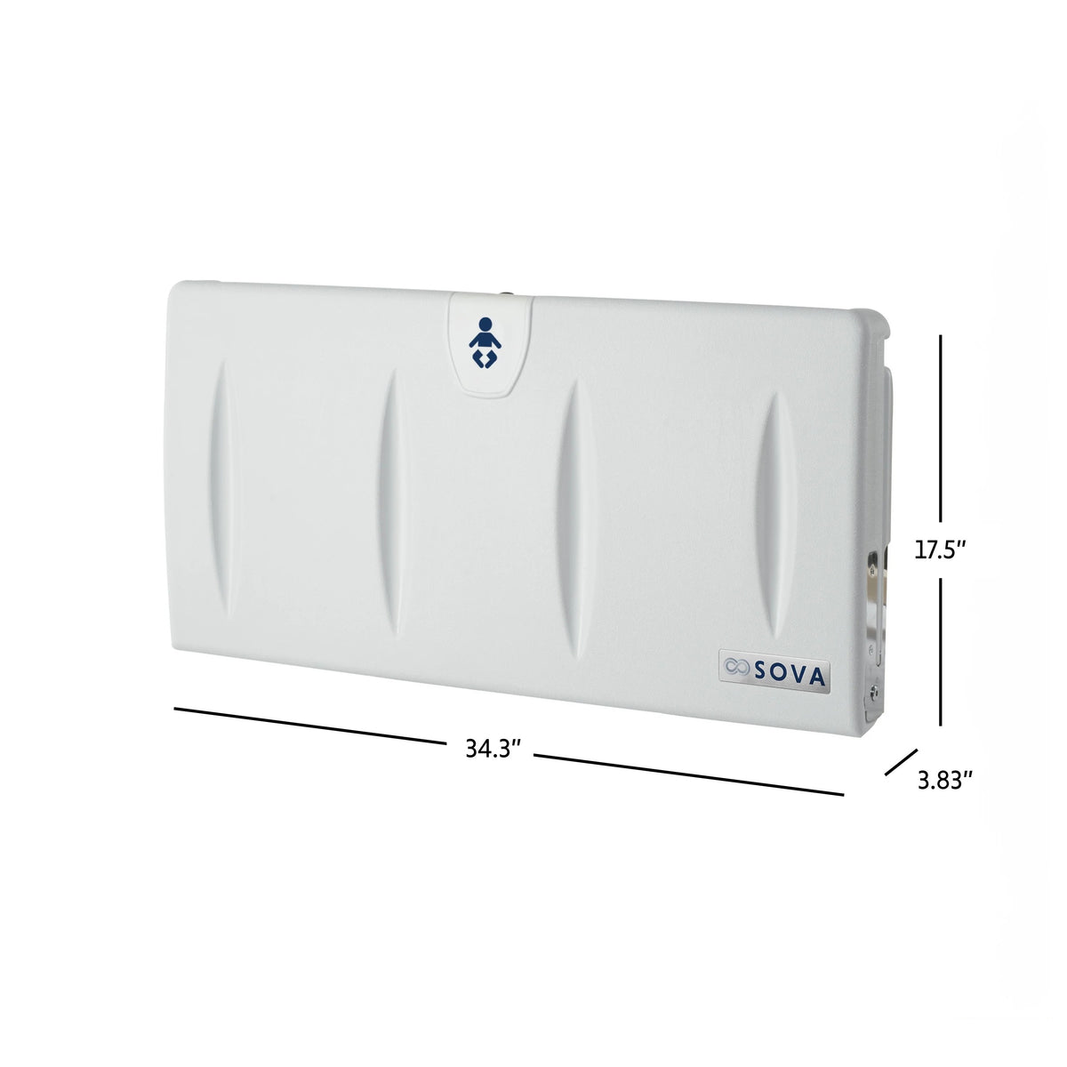 Sova Origin Polyethylene Baby Changing Table, 34 3/4" Wide - photo 3