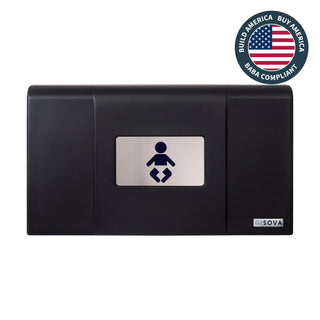 Sova Span Polyethylene Baby Changing Table, 37 5/8" Wide - Beige