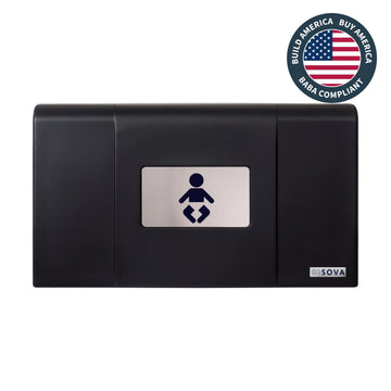 Sova Span Polyethylene Baby Changing Table, 37 5/8" Wide - Beige