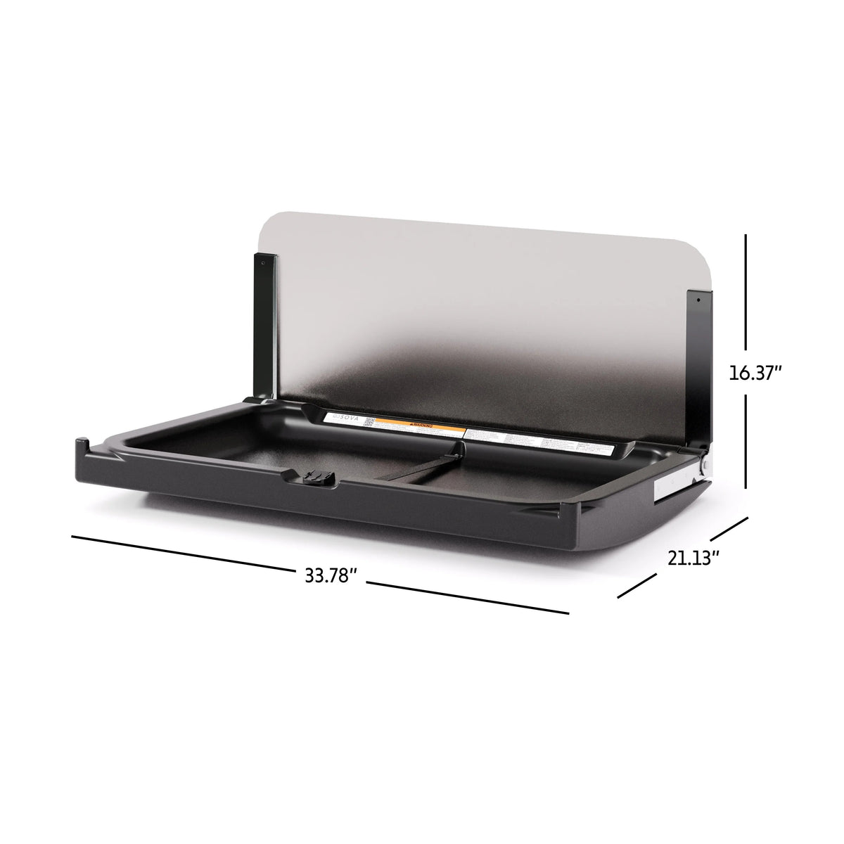 Sova Element Polyethylene Baby Changing Table, 33 3/4" Wide, Black - photo 3