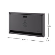 Sova Vantage Stainless Steel Baby Changing Table, 34 3/4" Wide - photo 4