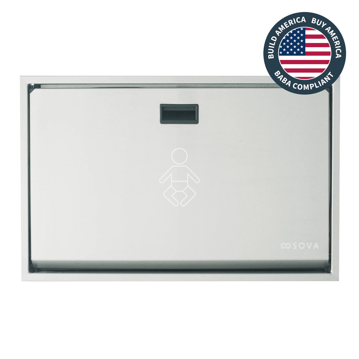 Sova Summit Stainless Steel Baby Changing Table, Silver - photo 3