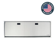 Sova Solace Stainless Steel Changing Table, 64 1/4" Wide, Silver - Surface-Mounted