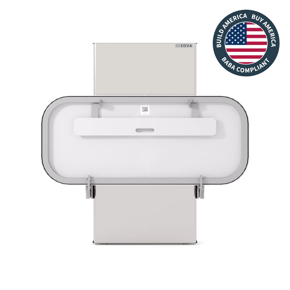 Sova Ascent Changing Table, 69" High, 120V - 70 5/8"