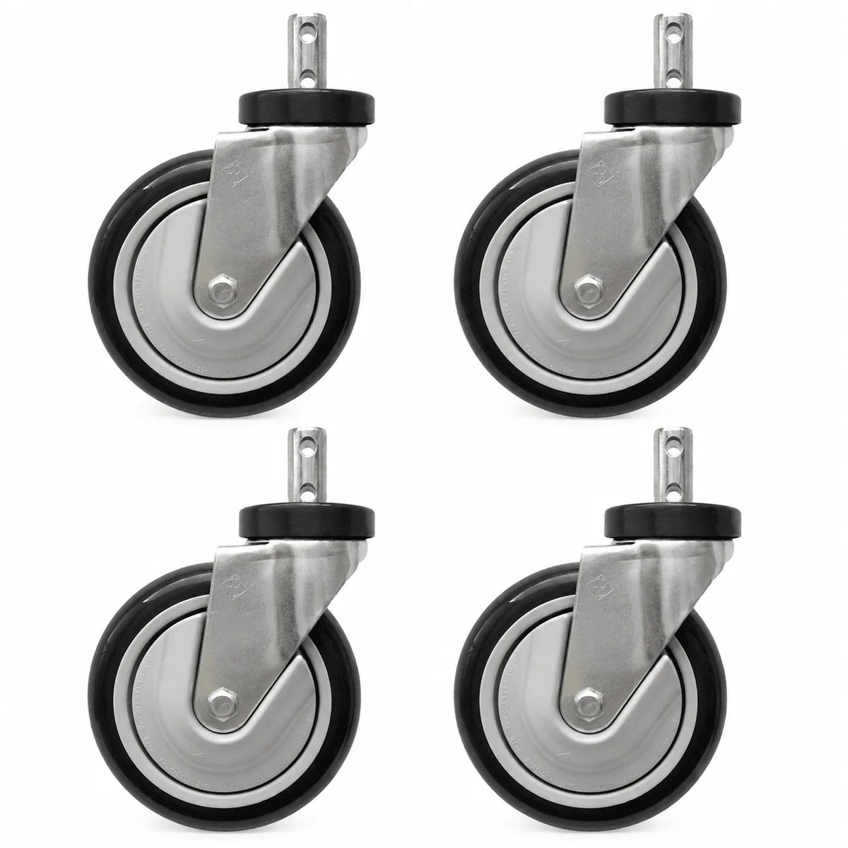 R&B Wire Products, Inc. CSTR88G Caster, 2 1/2" x 5" - 4/Case