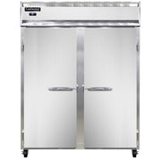 Continental Refrigerator 2RE-N Reach-In Refrigerator, 50 cu. ft., Silver - 2 Doors
