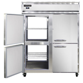 Continental Refrigerator 2RE-N-PT Refrigerator, 50 cu. ft., Silver - 2 Doors