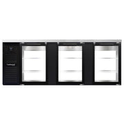 Continental Refrigerator Bar Refrigerator, 34 3/4" High, 115V - 25 cu. ft.