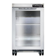 Continental Refrigerator Stainless Steel Bar Refrigerator, 115V - 8 cu. ft.