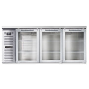 Continental Refrigerator Stainless Steel Bar Refrigerator, 115V - 28 cu. ft.