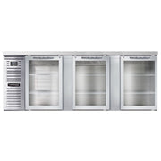 Continental Refrigerator Stainless Steel Bar Refrigerator, 115V - 35 cu. ft.