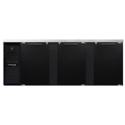 Continental Refrigerator Stainless Steel Bar Refrigerator, 90" Wide, 115V - 25 cu. ft.