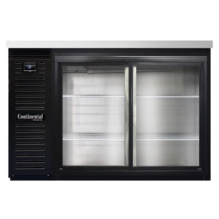 Continental Refrigerator Galvanized Steel Bar Refrigerator, 34 3/4" High, 115V - 16 cu. ft.